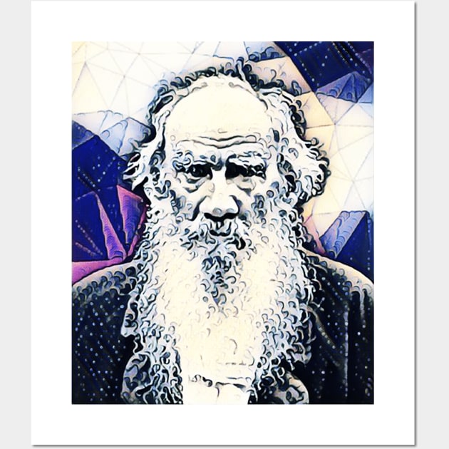 Leo Tolstoy Portrait | Leo Tolstoy Artwork 14 Wall Art by JustLit